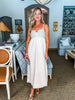 Bring the Chic Linen Midi Dress