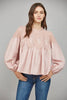 Orchard Picnic Lace Top-Mauve