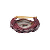 Ursula Woven Crossbody- Wine