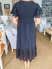 Vintage Love Smocked Midi Dress