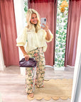Rosemere Button Down Top-Cream
