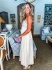 Bring the Chic Linen Midi Dress