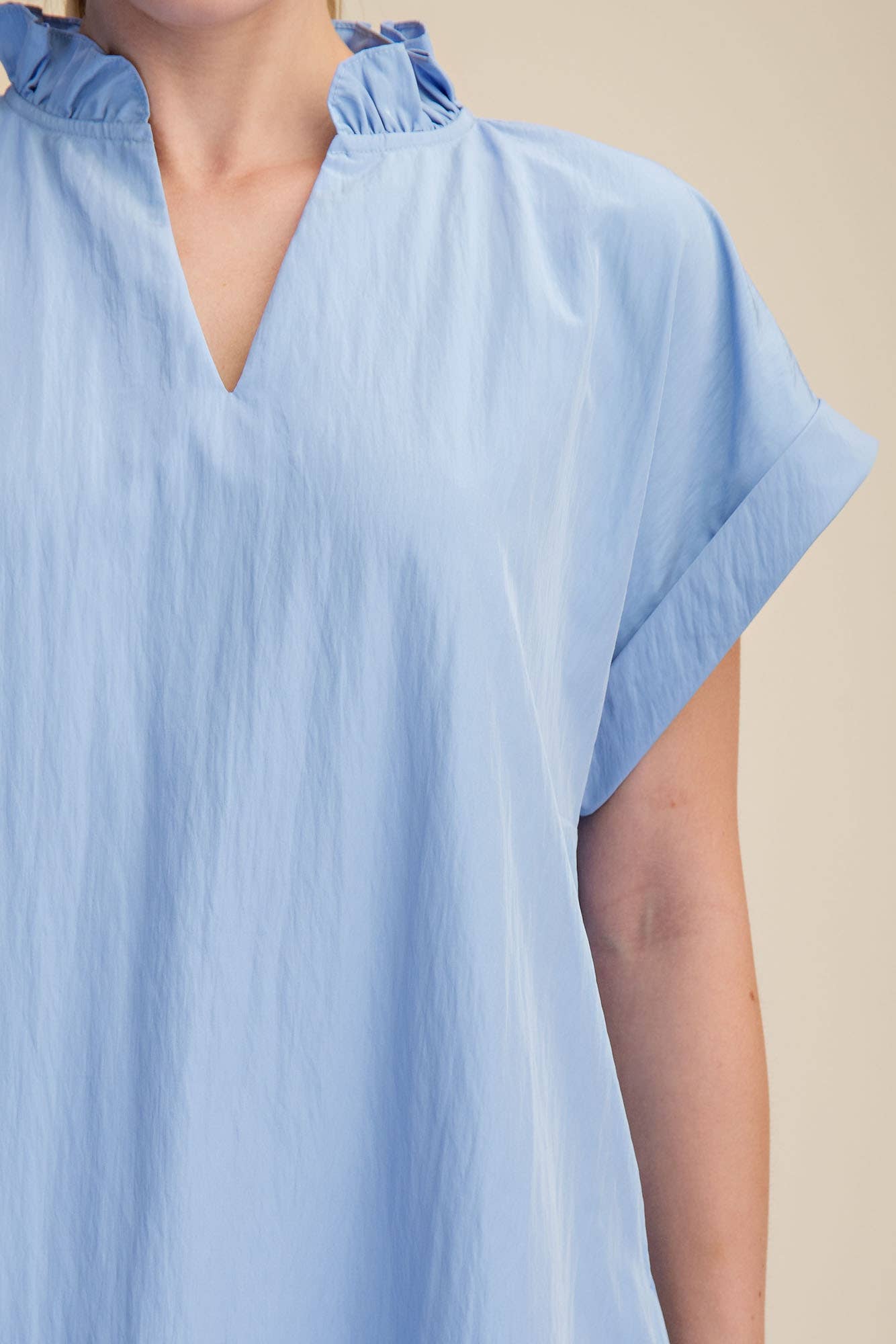 Simple Joy Midi Dress-Blue