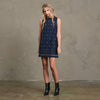 Starburst Embellished Denim Dress