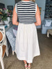 Stay Sweet Midi Dress-Ecru