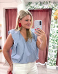Cloud Bubble Stripe Top