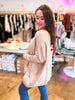 Sports Mode Batwing Sweater- Oatmeal/Ivory