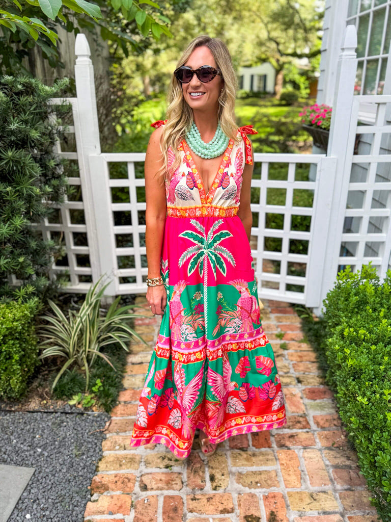 Palm Tree Cove Dress