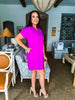 Great Time Mini Dress- Magenta