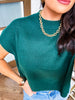 Bring it Back Sweater Top- Forest Green