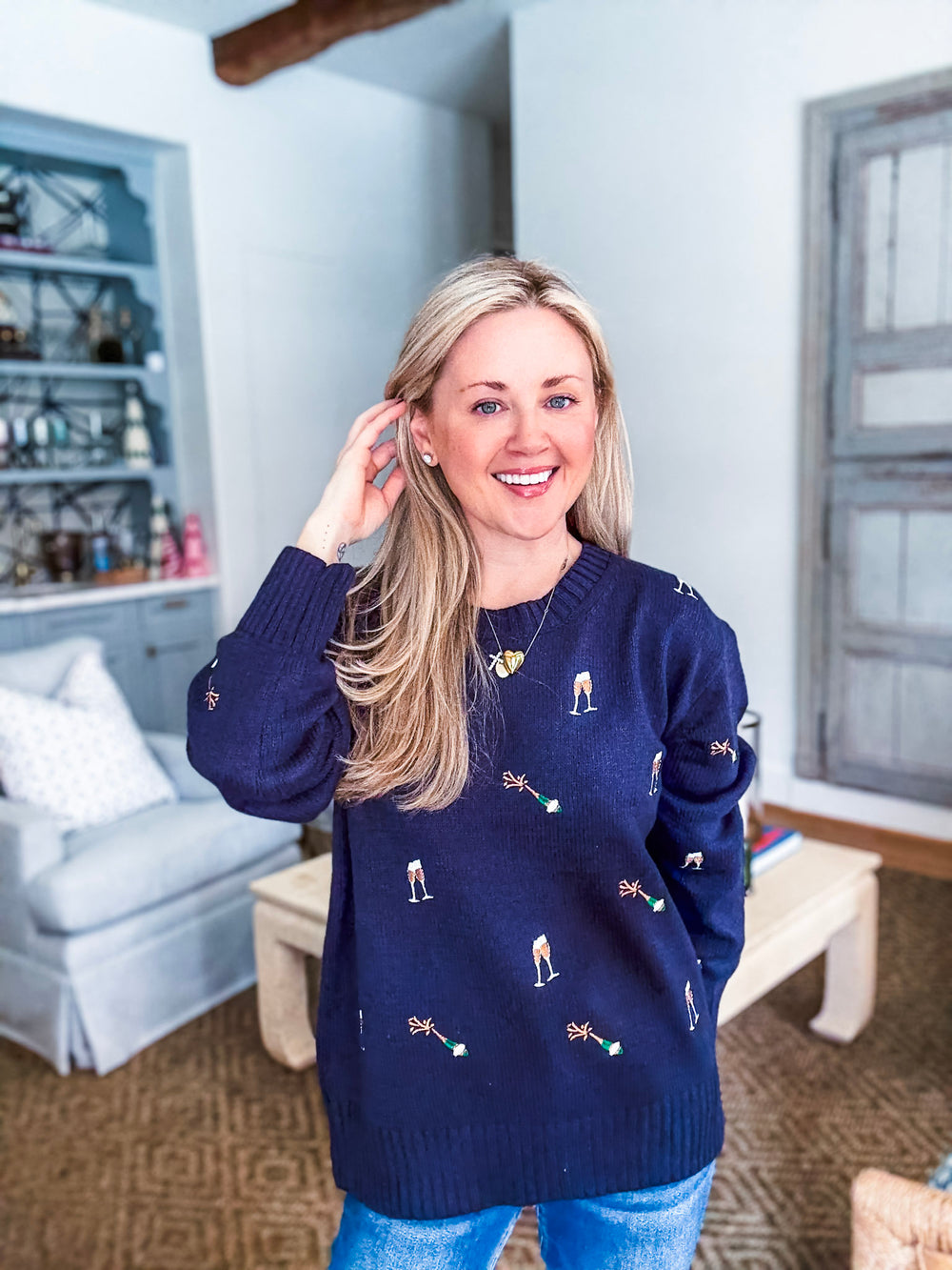 Bring the Bubbles Sweater