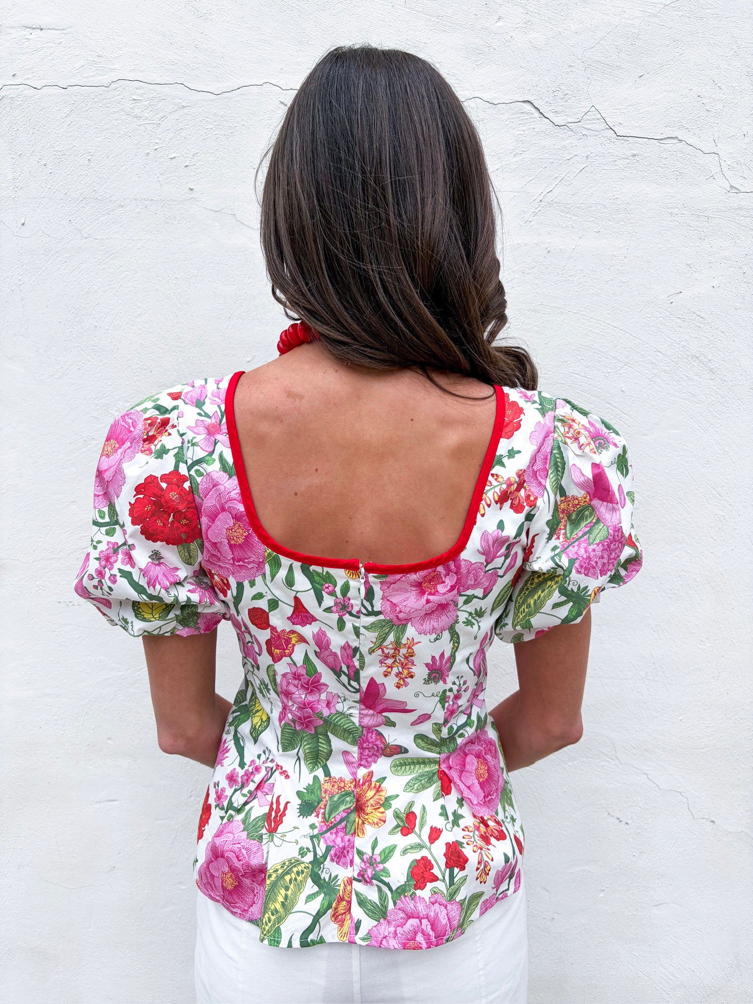 Garden Romance Peplum Top