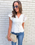 Sweet Romance Peplum Top