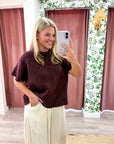 Woodland Charm Sweater-Brown