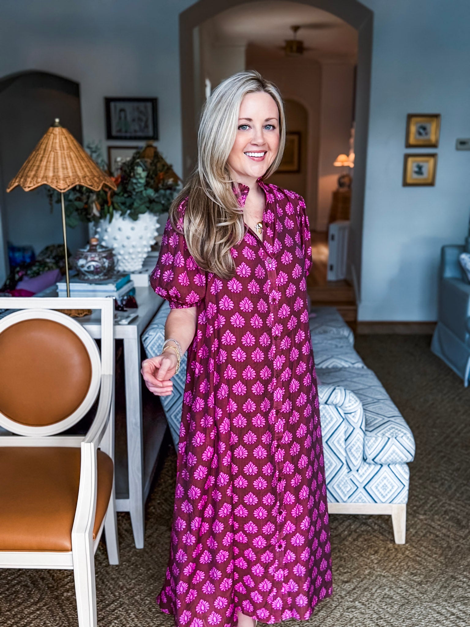 Vineyard Escape Midi Dress