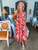 Soft Serenade Floral Midi Dress