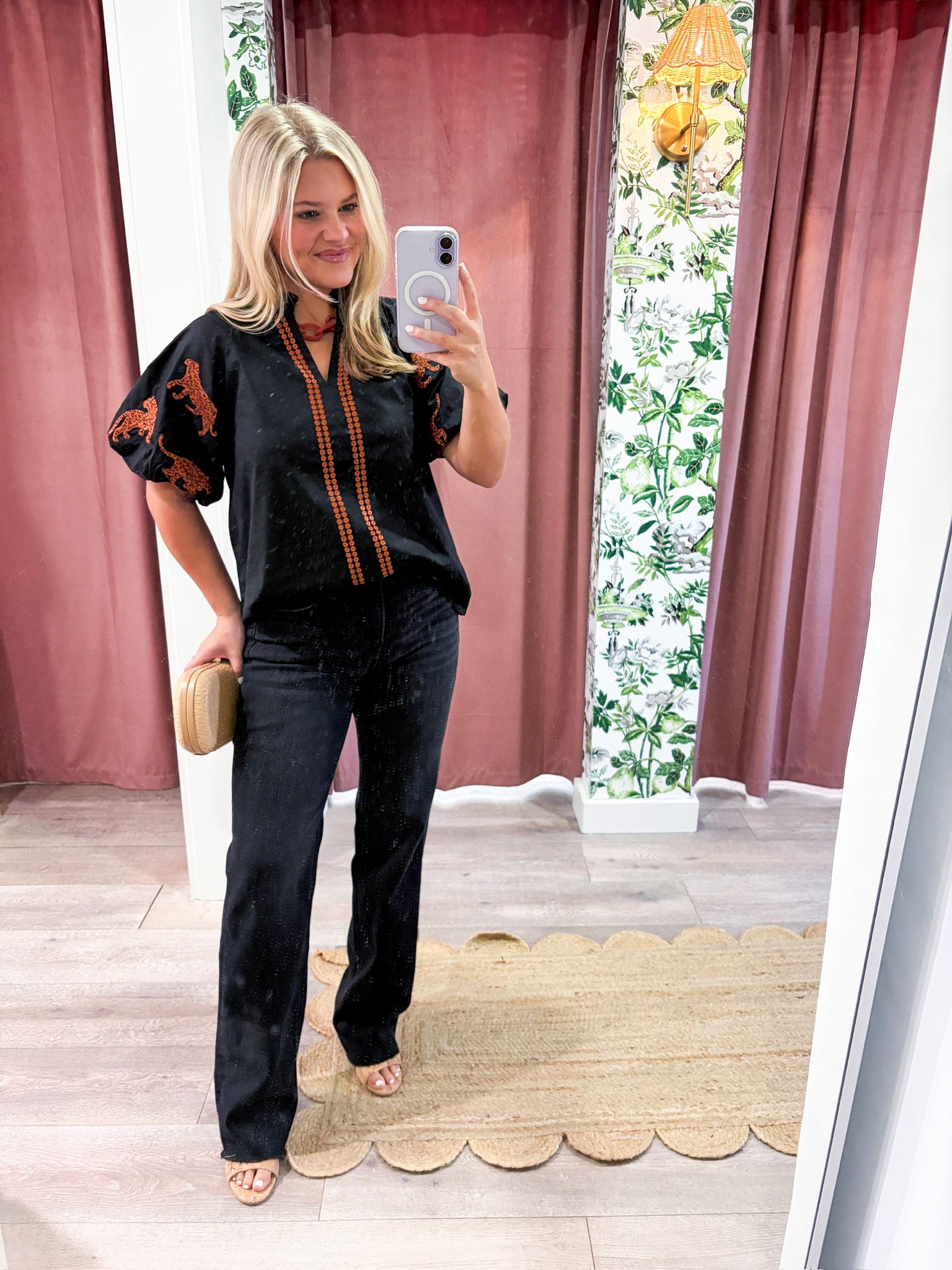 Onyx Wide Leg Jeans