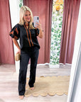 Onyx Wide Leg Jeans