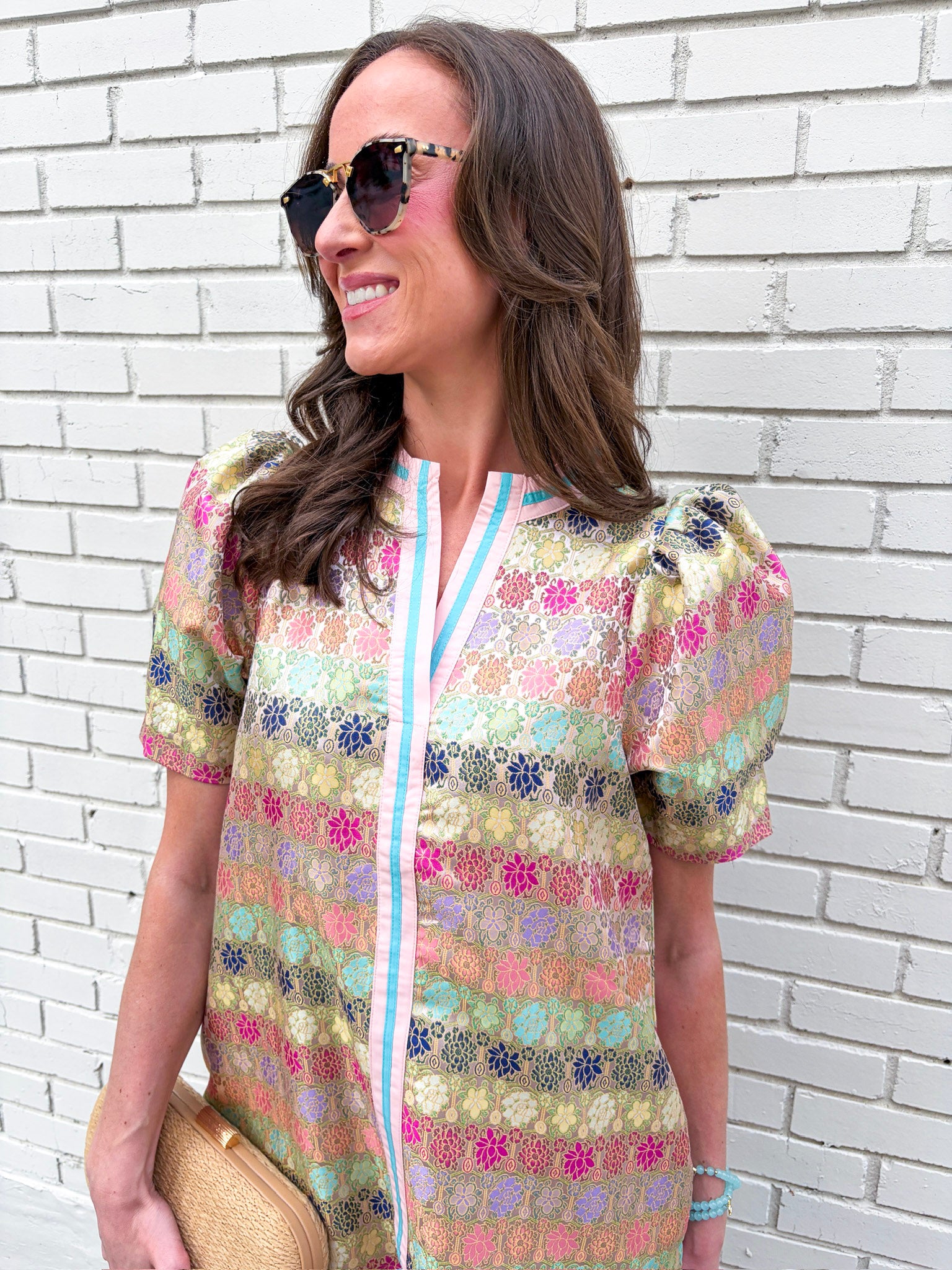 Sweet Symphony Jacquard Mini Dress