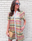 Sweet Symphony Jacquard Mini Dress