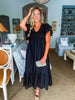 Vintage Love Smocked Midi Dress