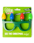 Jumbo Flashing Holiday Glasses