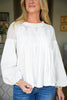 Orchard Picnic Lace Top-Off White