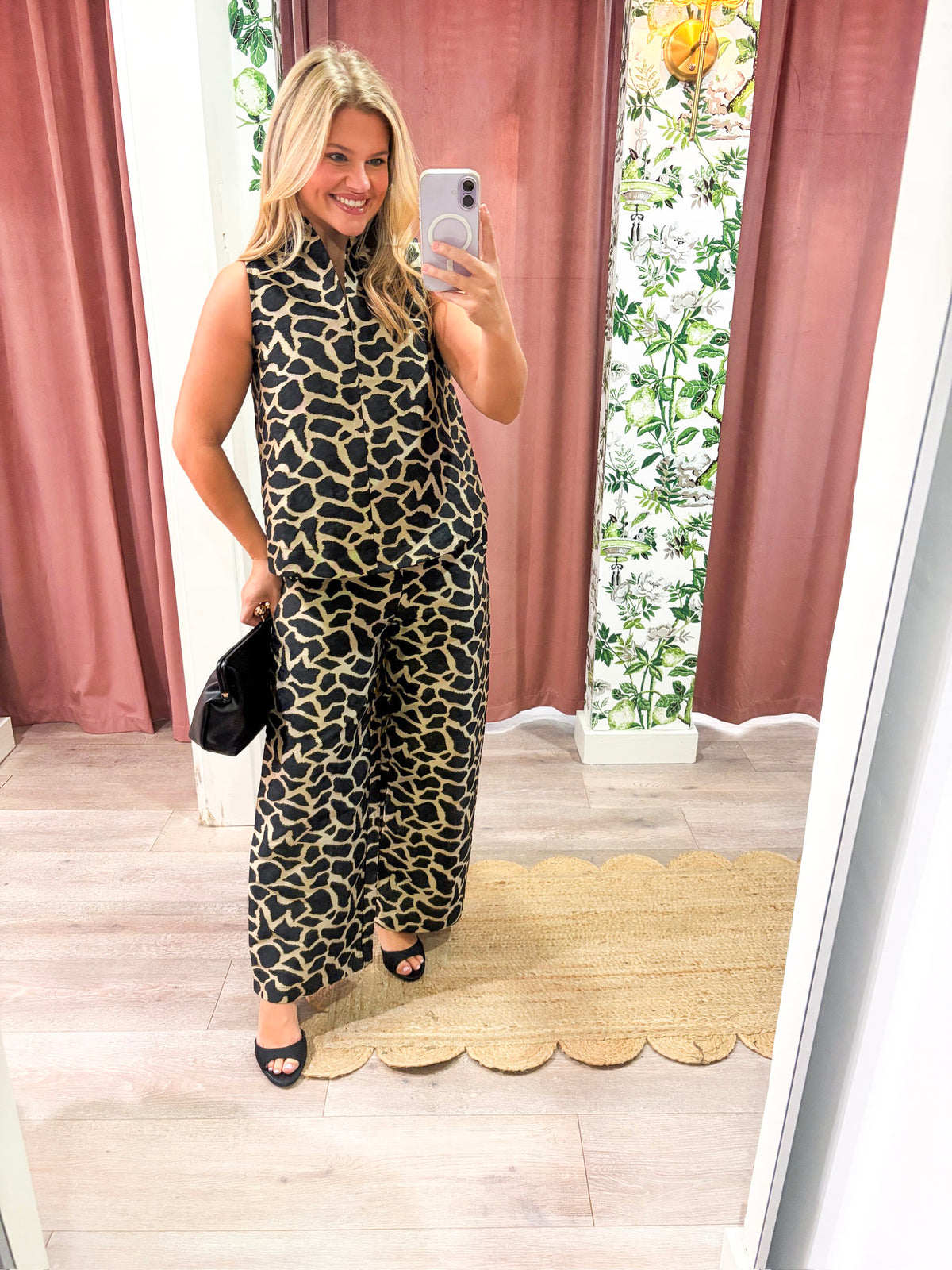 Giuliana Jacquard Top