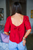 Scarlet Harvest Lace Top