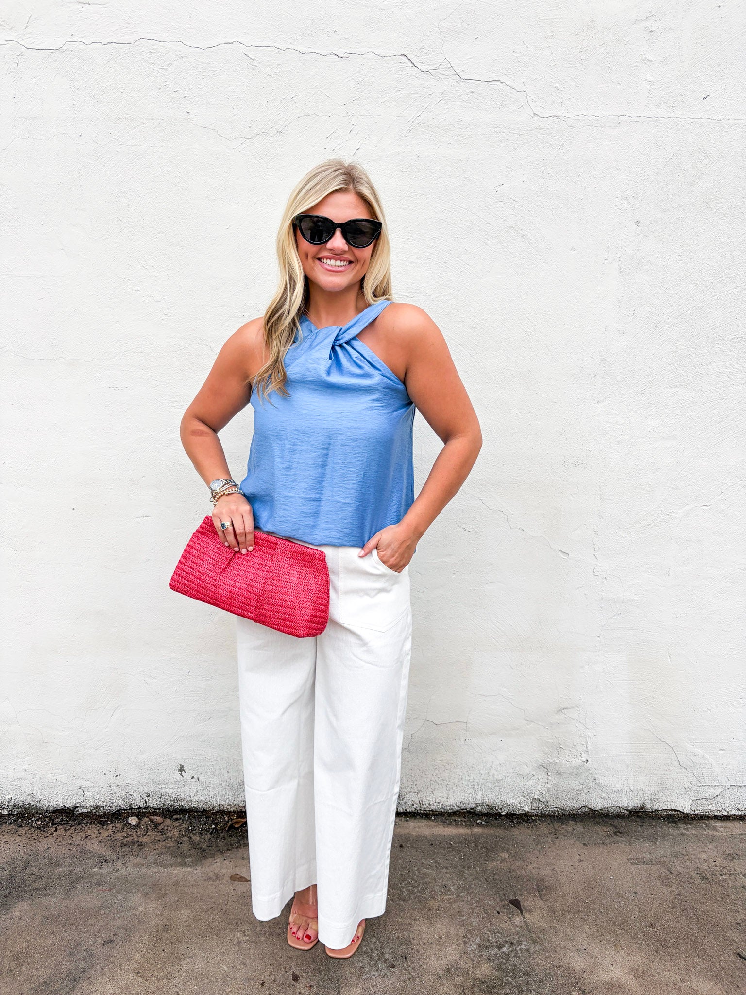 Oceanfront Halter Neck Top