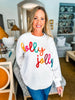 Holly Jolly Embroidered Sweater