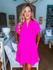 Weekend Vibes Mini Dress- Pink
