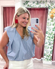 Cloud Bubble Stripe Top