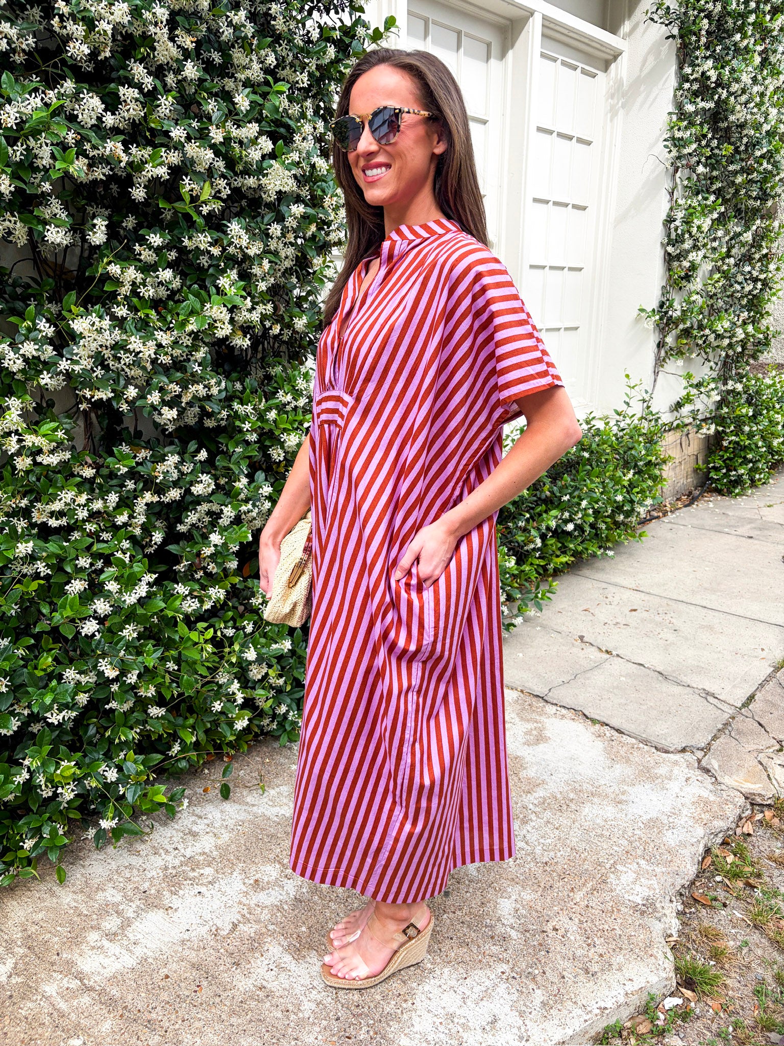Margot Stripe Kaftan