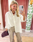 Ava Day Out Poplin Top