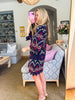 Deco Darling Embroidered Mini Dress