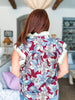 Wine Tasting Floral Top