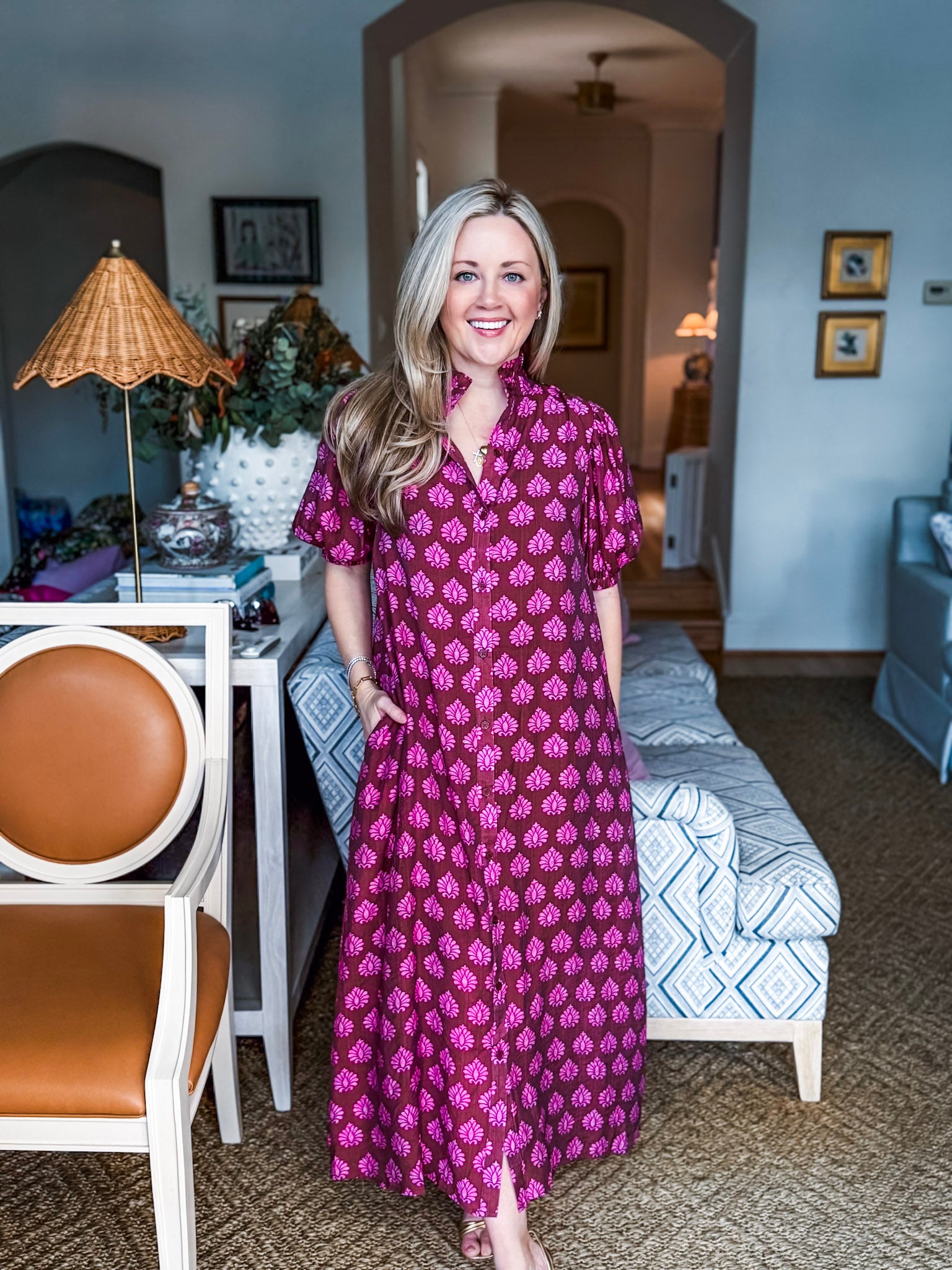 Vineyard Escape Midi Dress