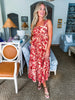 Soft Serenade Floral Midi Dress
