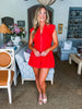 Darling Gaze Romper-Red