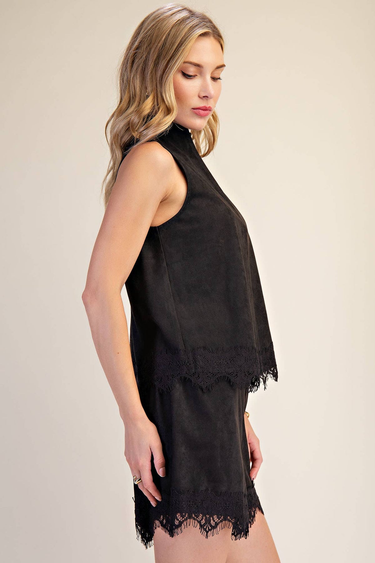Monte Carlo Lace Trim Top