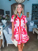 PREORDER: Vacation Babe Skirt Set-Red