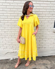 Sunset Glow Midi Dress
