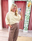 Mellow Days Sweatshirt-Ivory