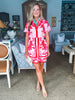 PREORDER: Vacation Babe Skirt Set-Red