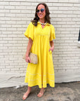 Sunset Glow Midi Dress
