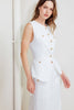 White Hot Woven Vest
