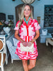 PREORDER: Vacation Babe Skirt Set-Red