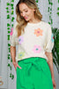 Spring Things Embroidered Sweater