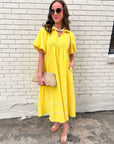 Sunset Glow Midi Dress